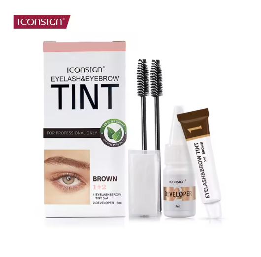 ICONSIGN Eyelash Eyebrow Dye Tint Kit Brow Enhancer Mascara Lift Tinting Tattoo Eyes Makeup Tools