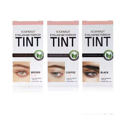 ICONSIGN Eyelash Eyebrow Dye Tint Kit Brow Enhancer Mascara Lift Tinting Tattoo Eyes Makeup Tools