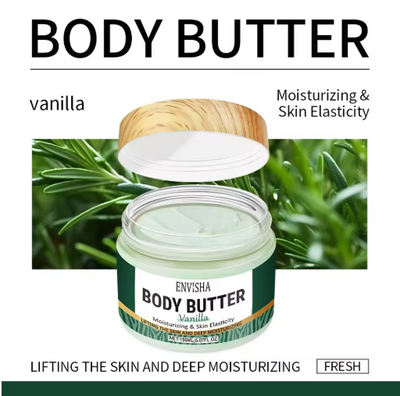 Vanilla Body Butter Lotion Skin Care Face Cream Whitening Deeply Moisturizing Brightening Remove Melanin Elasticity Lifting