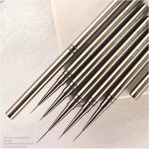 Nails Art Liner Brushes Elongated Lines Striping Drawing Painting 6/9/12/15/18/25mm Nail Design Pen Professional Manicure Tool