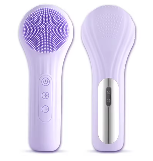 Sonic Waterproof Facial Cleansing Brush for Men & Women Rechargeable Exfoliating Electric Face Scrubber Cleanser Brush