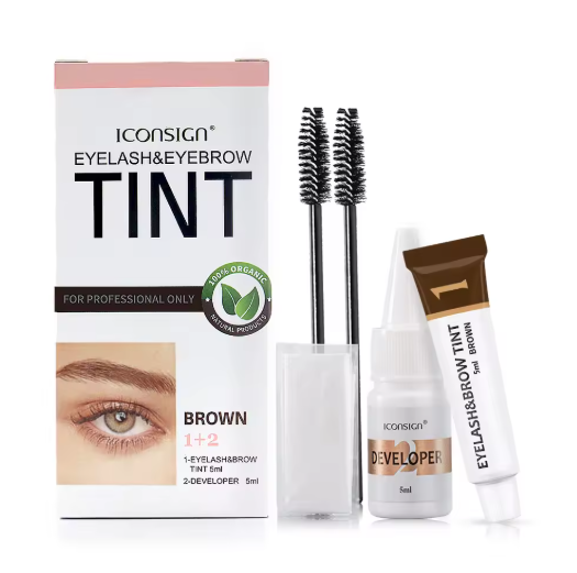 ICONSIGN Eyelash Eyebrow Dye Tint Kit Brow Enhancer Mascara Lift Tinting Tattoo Eyes Makeup Tools